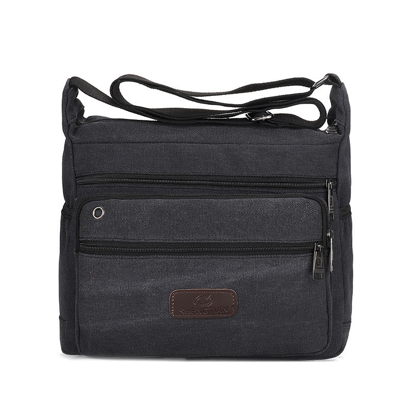 Versatile Canvas Messenger Bag