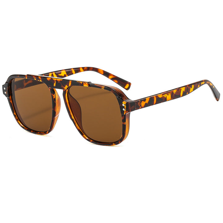 Ladies geometric sunglasses with polarized yellow lenses Kalsten