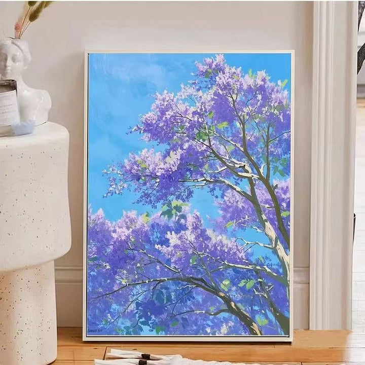 Lush Lavender Floral Canvas Art Print Kalsten