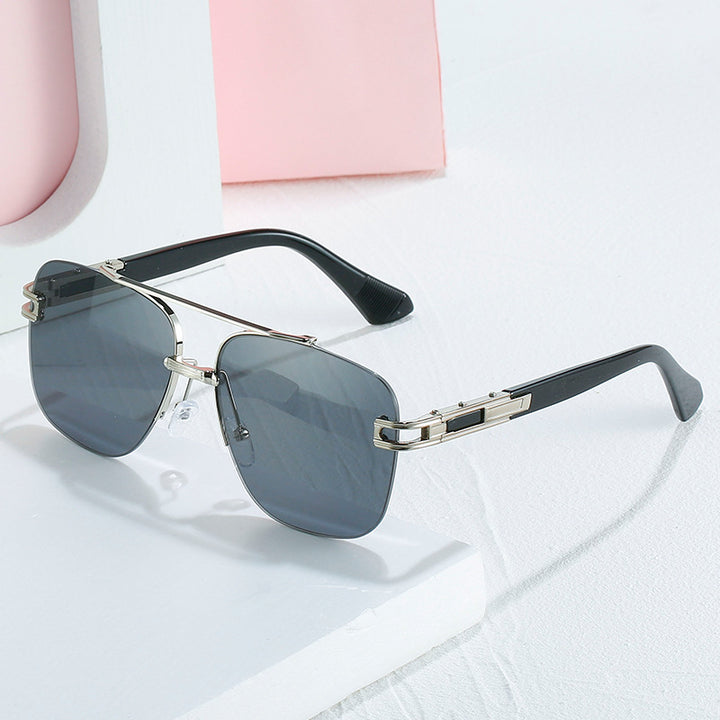 Women's fashionable square sunglasses with elegant metal frame Kalsten