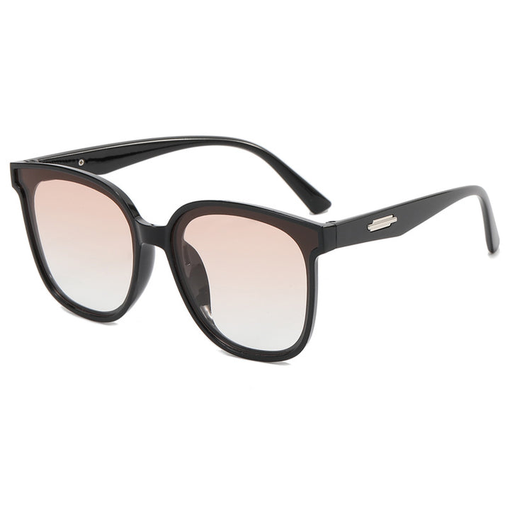 Ladies fashionable oversized sunglasses with combined frame Kalsten