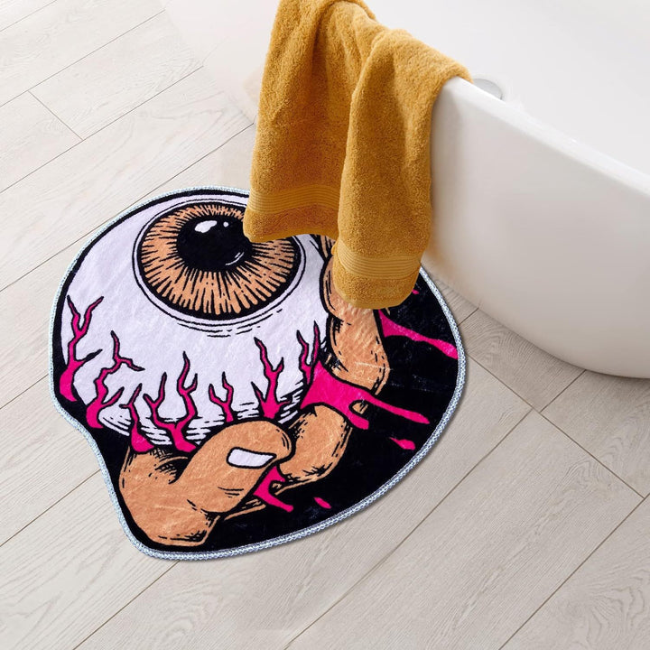 Ghost-Themed Plush Bath Mat Kalsten
