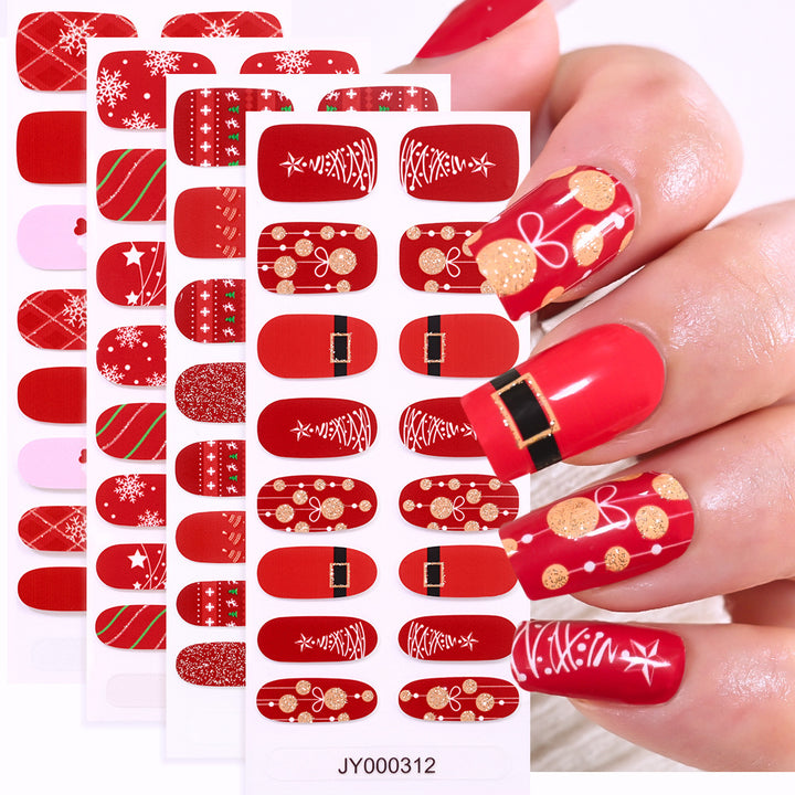 Holiday-Themed Nail Art Stickers