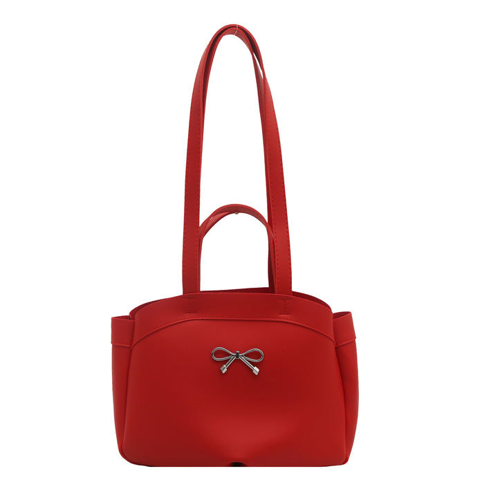 Elegant Bow Accent Handheld Tote Bag Kalsten