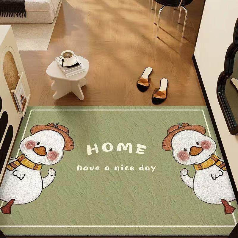 Playful Cat-Themed Welcome Mat