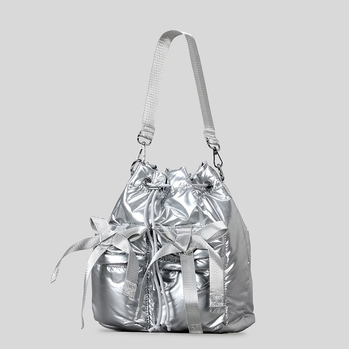 Stylish Casual Drawstring Bucket Bag