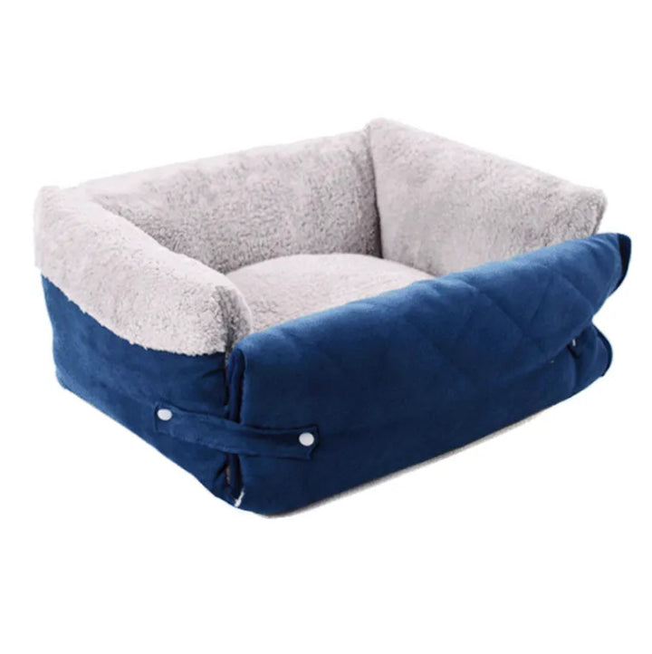 Cozy Quilted Dog Bed