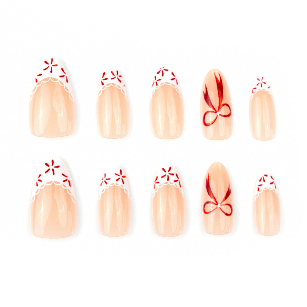 Festive Themed Press-On Nail Art Set