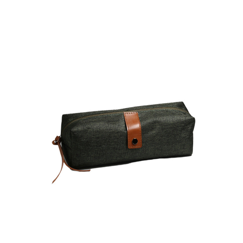Sleek Canvas Pencil Pouch
