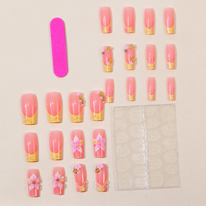 Sea-Inspired Decorative Acrylic Nail Art Extensions Kalsten