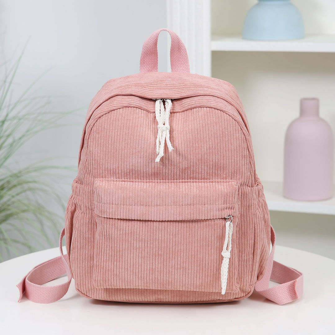 Cord-Backpack with Practical Front Pocket Kalsten