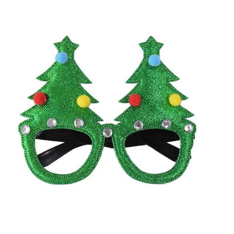 Holiday-Themed Christmas Tree Glasses Kalsten