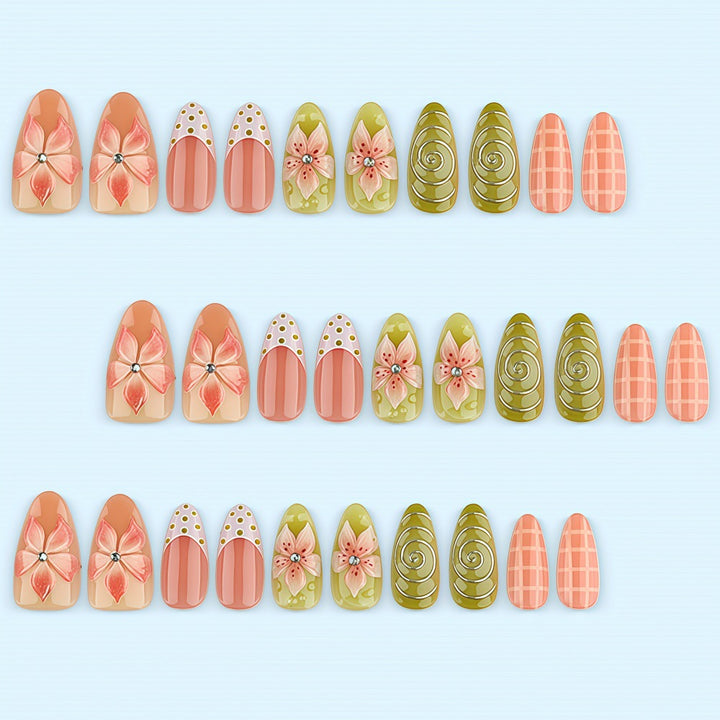 Creative Flower Nail Design Kalsten