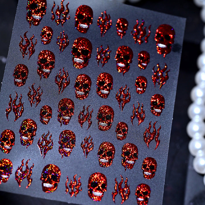 Sparkling Crown Nail Art Stickers
