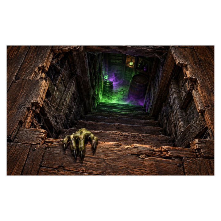 Spooky Skeleton-Themed Area Mat