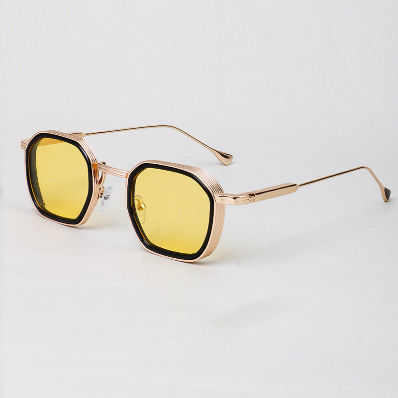 Ladies stylish sunglasses in modern octagonal design with high-quality polarized lenses Kalsten