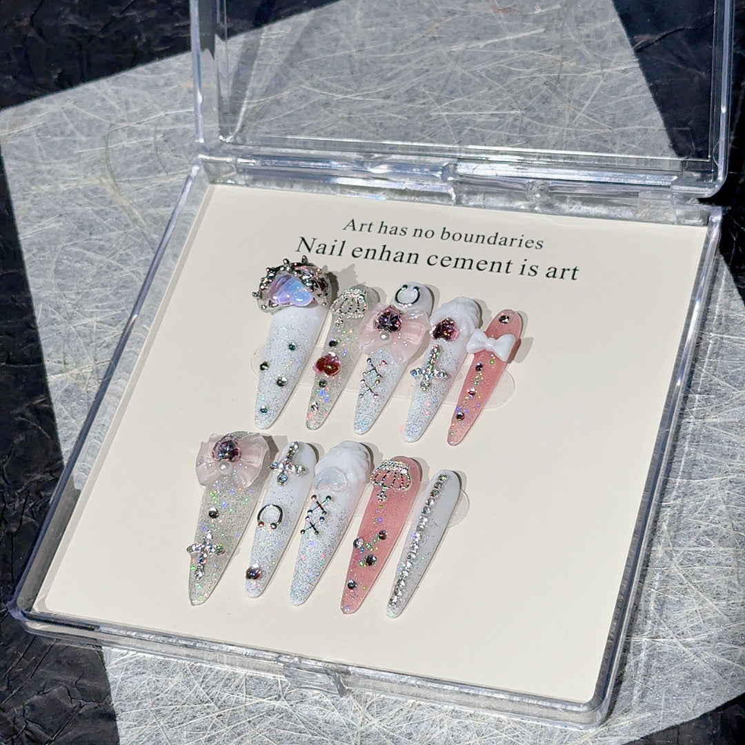 Artistic Press-On Nail Tips