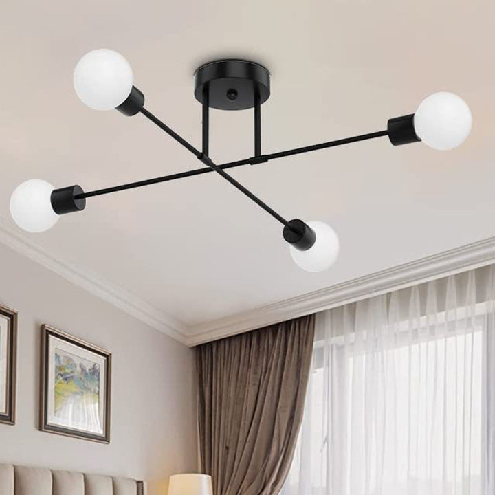 Modern Cross-Arm Ceiling Light
