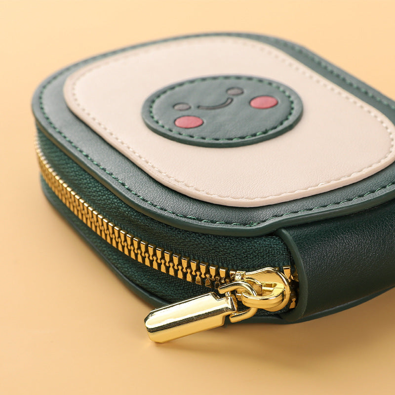 Cute Character Zippered Coin Pouch Kalsten