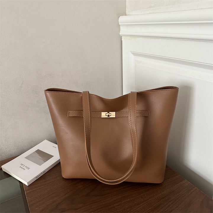 Minimalist Leather Tote Bag