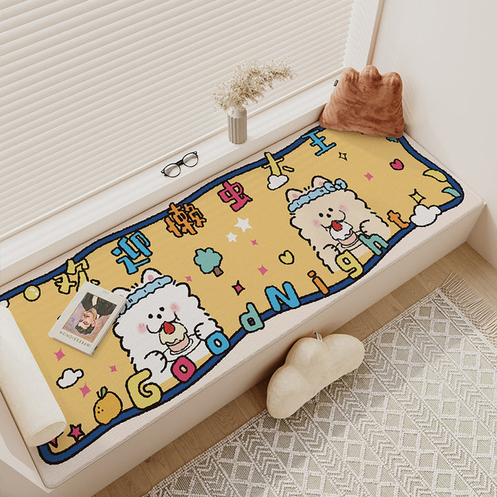 Playful Bear-Themed Decorative Area Rug