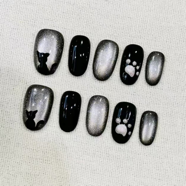 Stylish Artistic Press-On Nail Set Kalsten