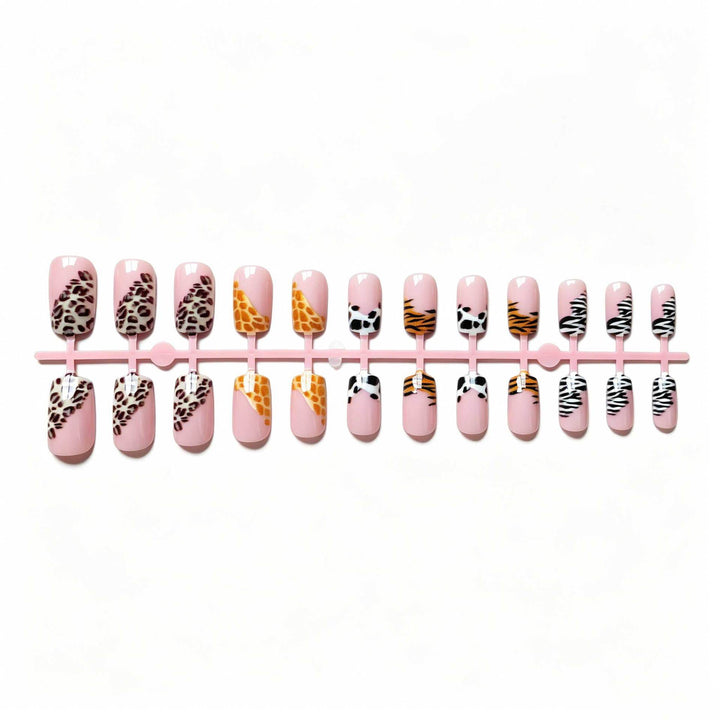 Artistic Animal Print Nail Art Set