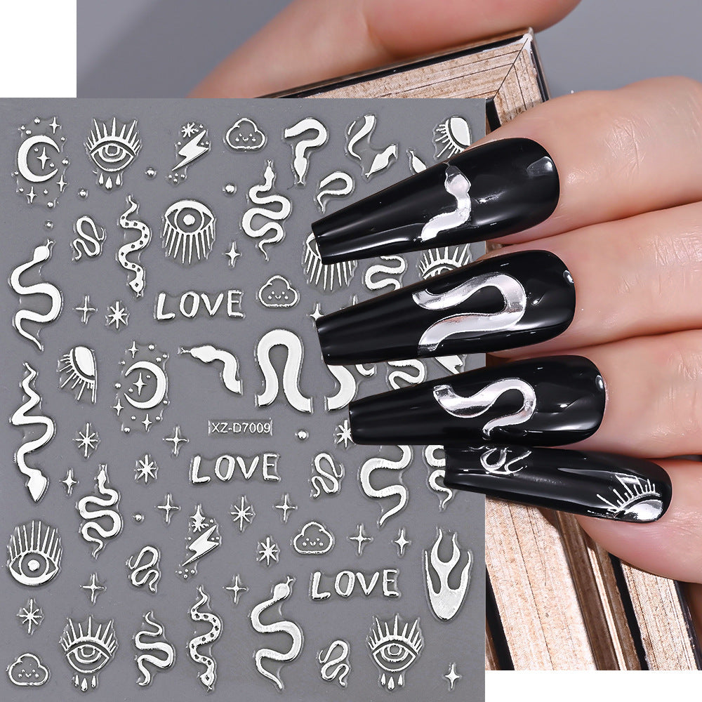 Floral Decorative Nail Art Stickers