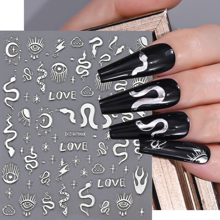 Floral Decorative Nail Art Stickers