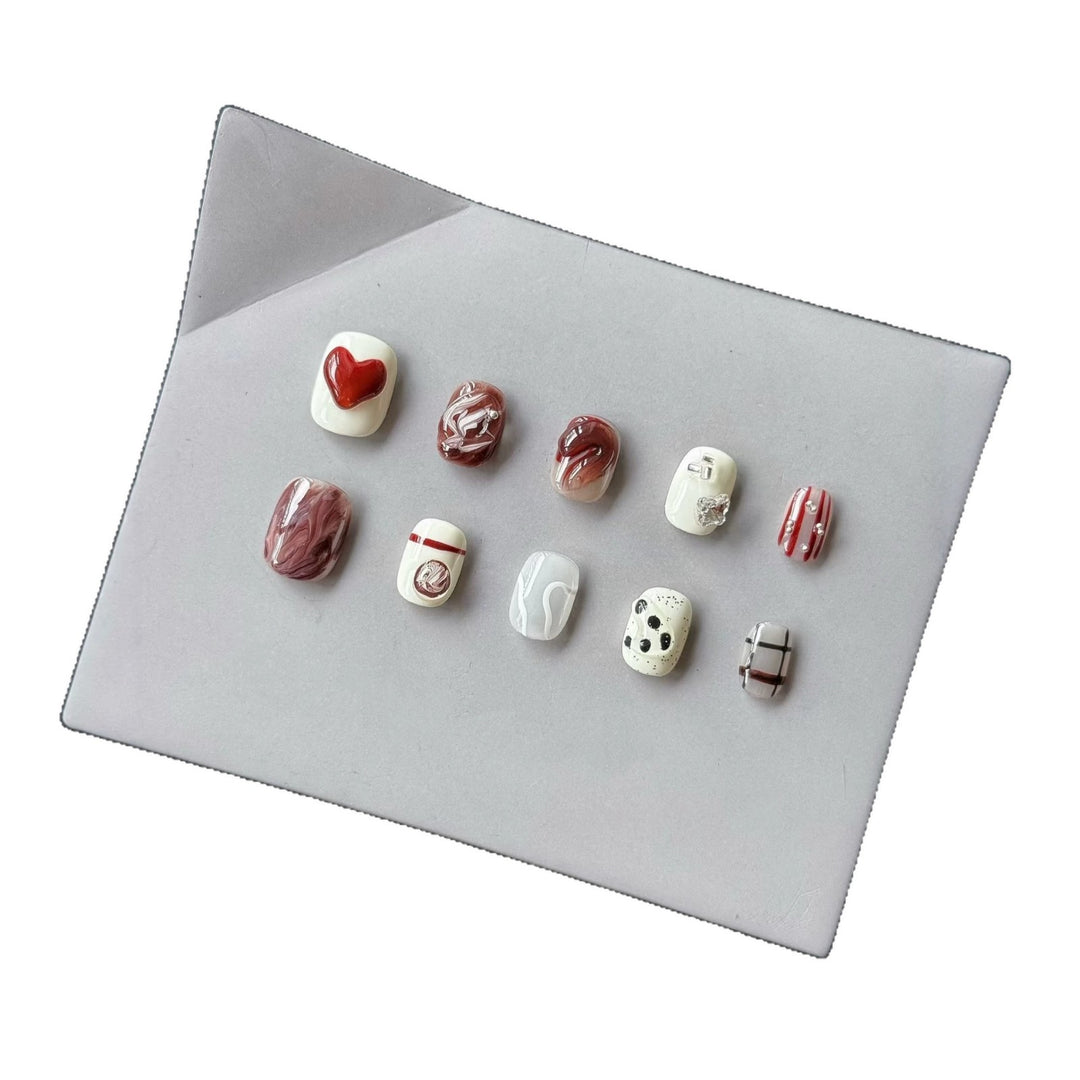 Creative Press-On Nail Art Set
