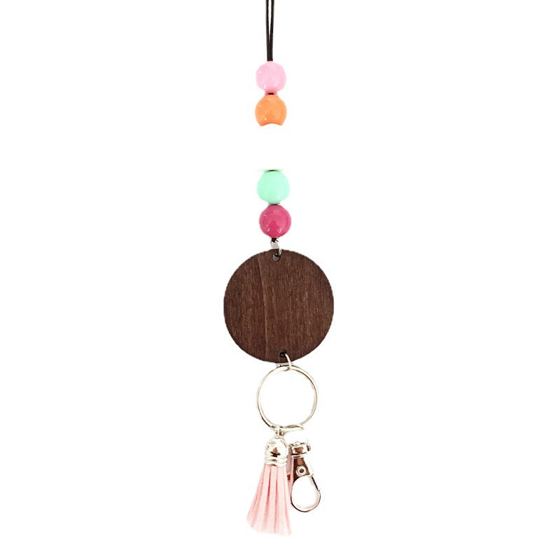 Wooden Beaded Keychain Holder Kalsten