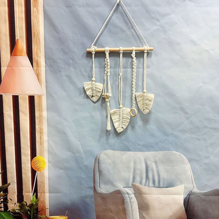 Decorative Macrame Leaf Wall Hanging Kalsten