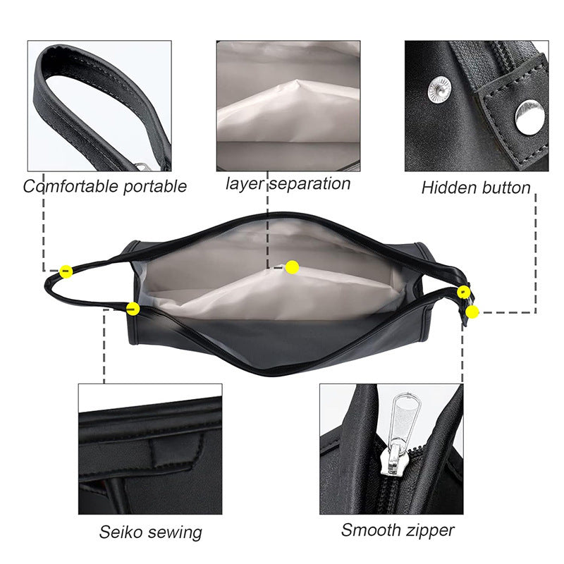Cosmetic organizer bag for hair dryers and styling tools Kalsten