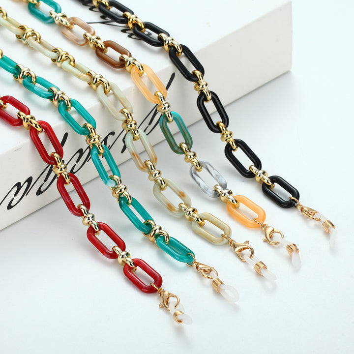 Fashionable sunglasses with chain pendant Kalsten