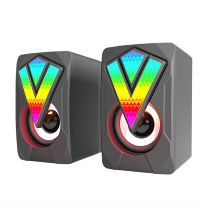 360-Degree RGB Desktop Speakers with Omnidirectional Sound Kalsten