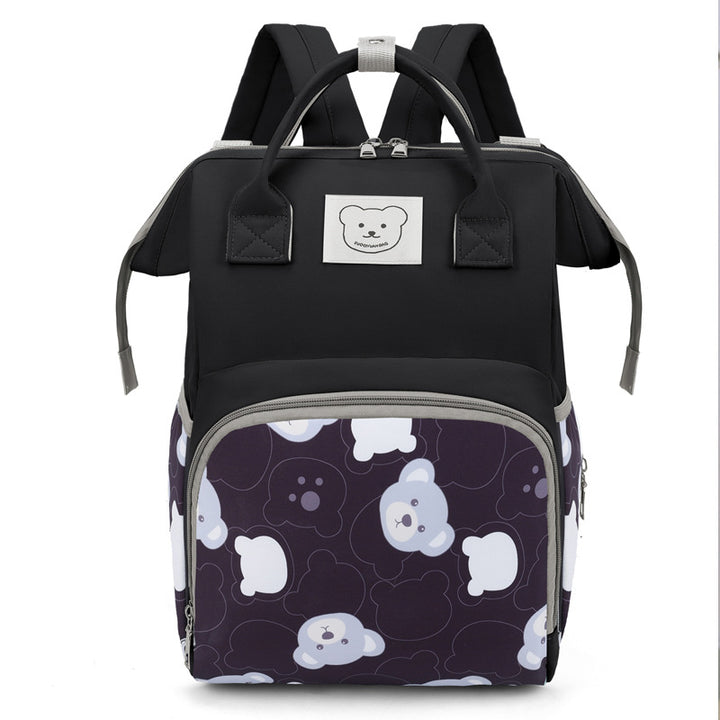 Cute Animal-Themed Multi-Pocket School Backpack
