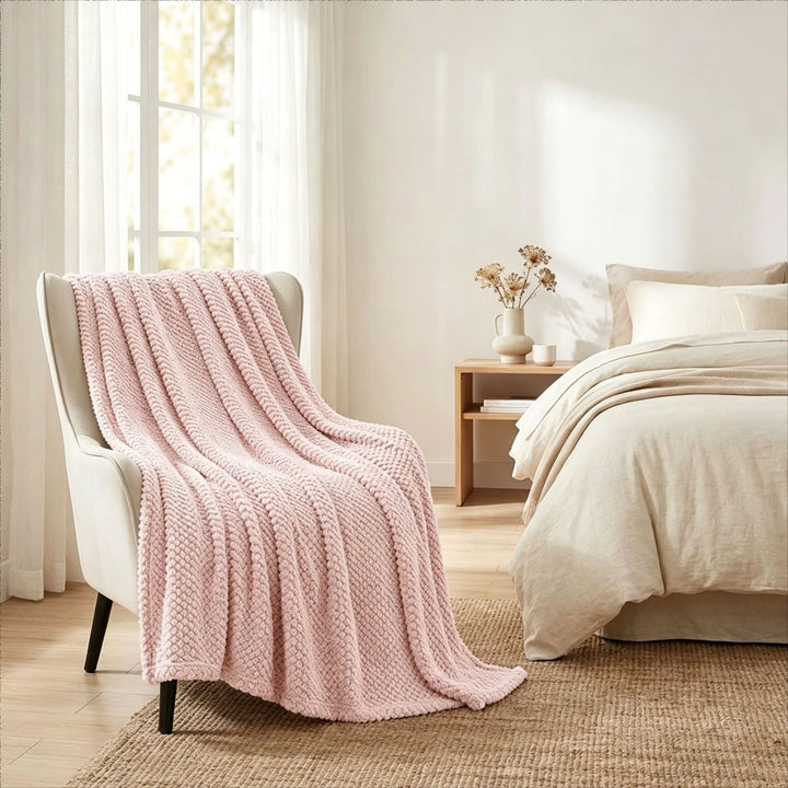 Chunky Knit Throw Blanket