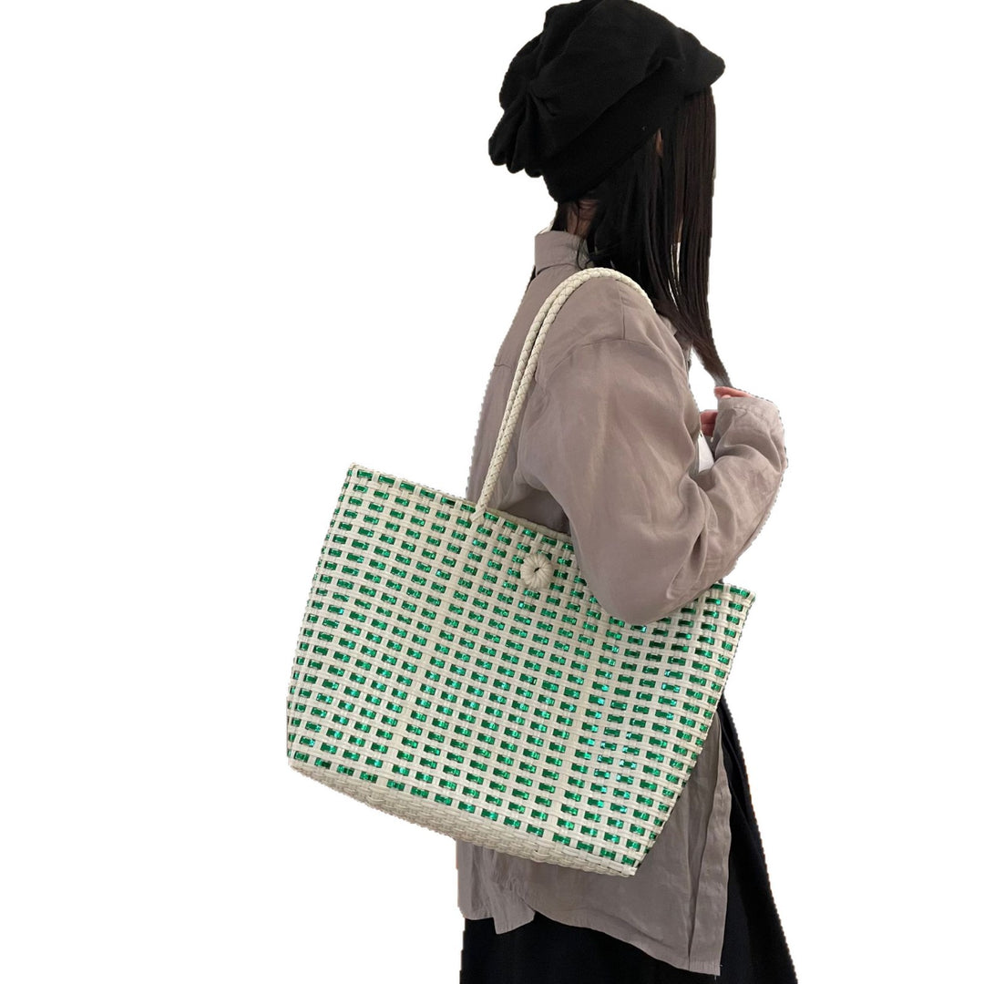 Handwoven shopping and beach bag Kalsten