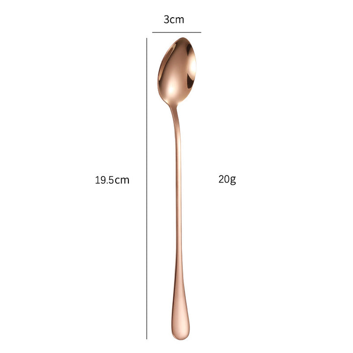 Elegant teaspoon with polished gold surface Kalsten