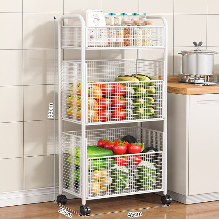 Rolling Kitchen Storage Rack Kalsten