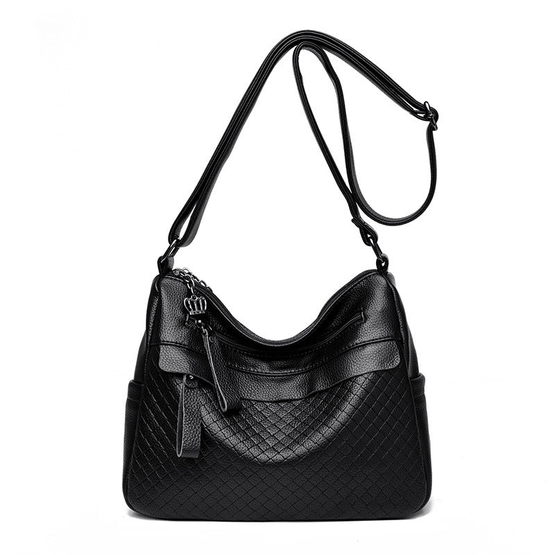 Textured Quilted Shoulder Bag Kalsten