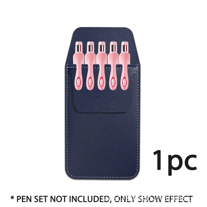 Elegant Leather Pen Holder Case