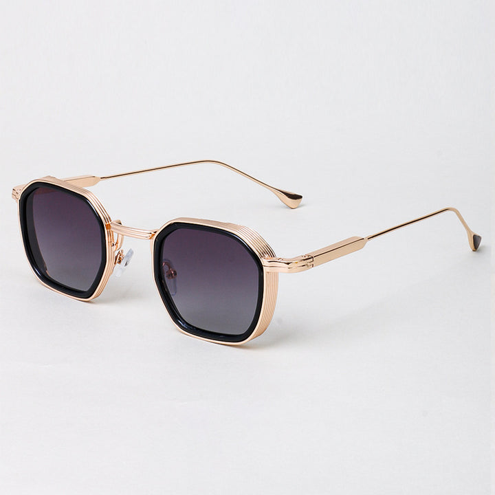 Ladies stylish sunglasses in modern octagonal design with high-quality polarized lenses Kalsten