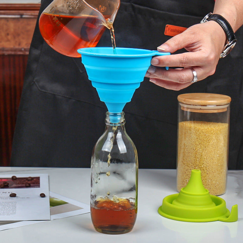 Collapsible Silicone Funnel with Innovative Design Kalsten