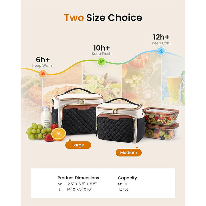 Insulated Multi-Compartment Lunch Carrier Kalsten