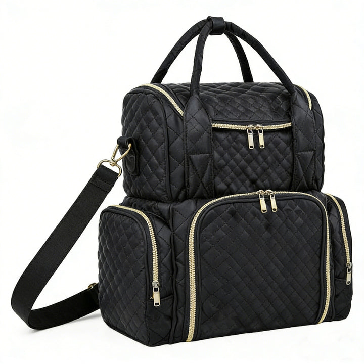 Quilted Multi-Pocket Backpack Kalsten