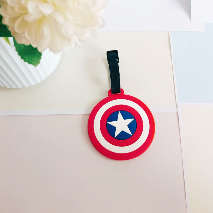 Unisex Silicone Superhero-Themed Luggage Tag Kalsten