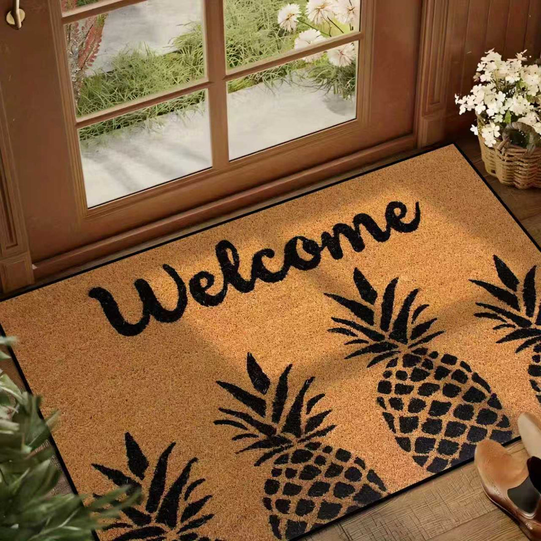 Half-Circle Coir Door Mat