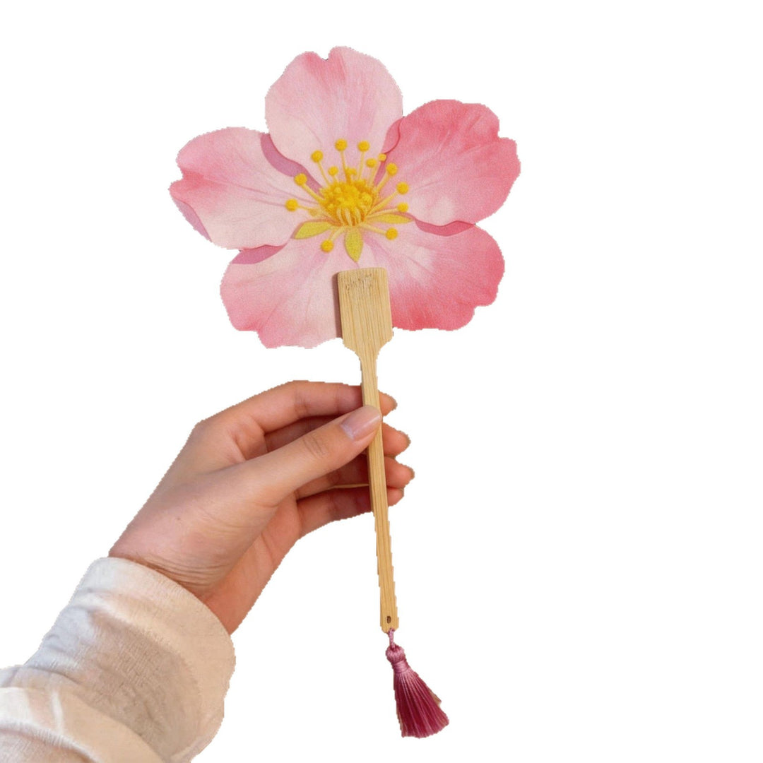 Hand fan with floral motifs Kalsten