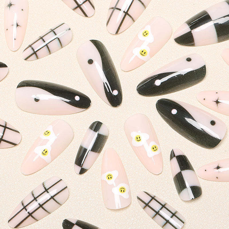 Unique Artistic Press-On Nail Set